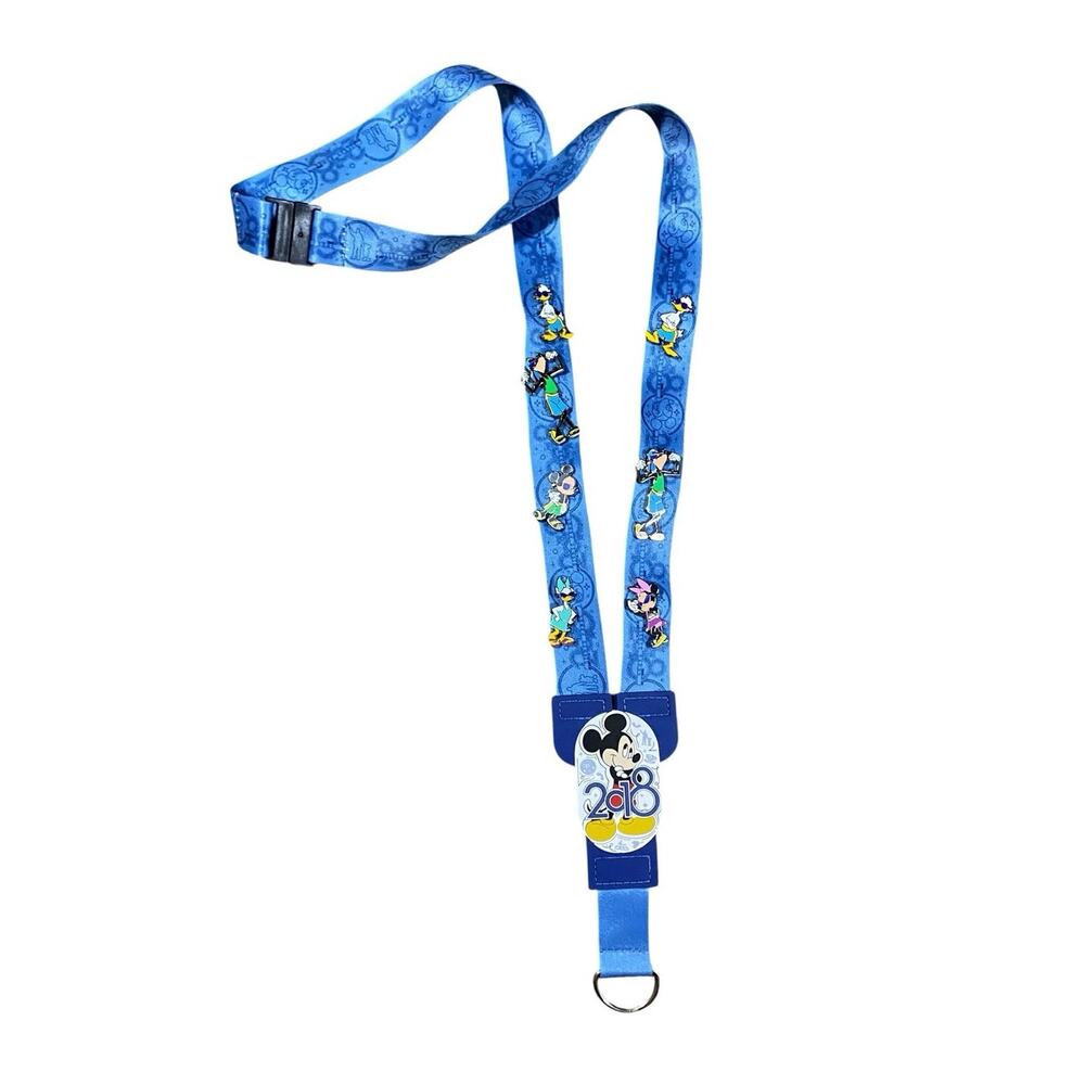 Disney Pin Lanyard 2018 & Lot of 8 Summer Pins